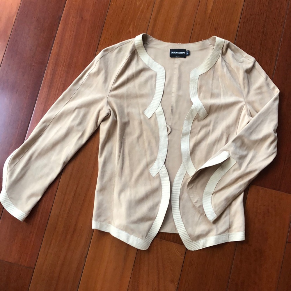 Giorgio Armani Suede Jacket